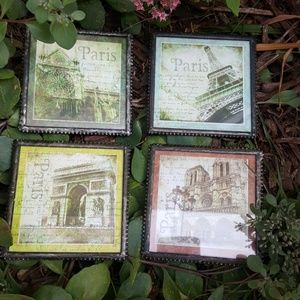 J. Devlin Parisian coaster set